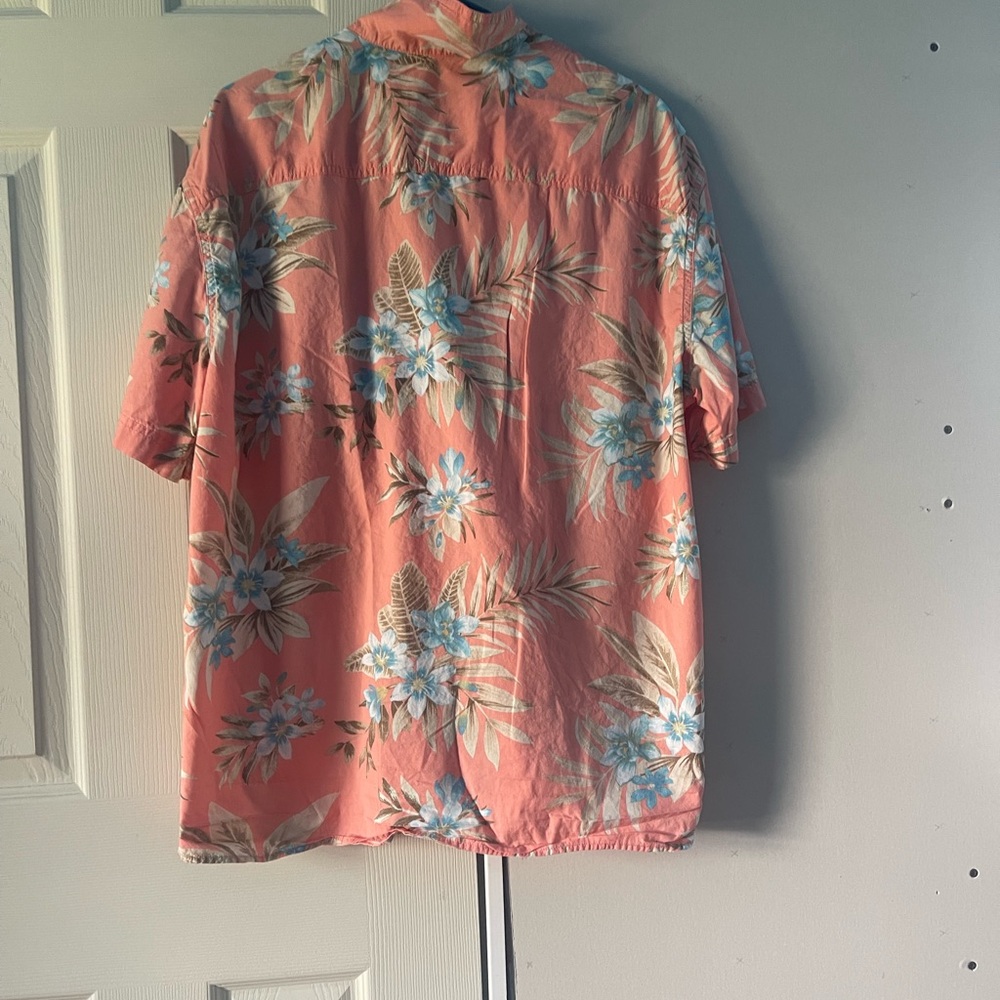 American Eagle Tropical Button-Up Poolside Shirt. Size Large. - Picture 2 of 2